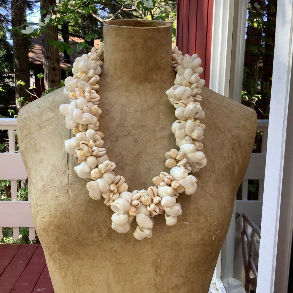Hand Strung Shell Necklace from Bali